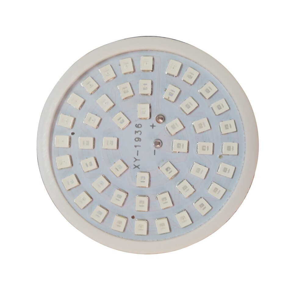 Yabstrip ledet vokse lys rød blå smd 2835 48 lysdioder  e27 pære 220v med lampeholder til innendørs såing veg plante fitolamp phyto lampe
