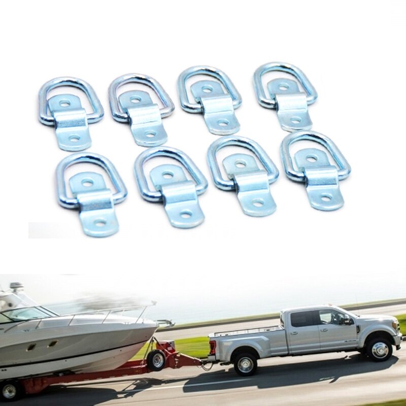 Lashing Ring & Staple Cleat Tie Down for Trailers Truck Horsebox Boat Rope Tie Down Lashing Ring and Cleat