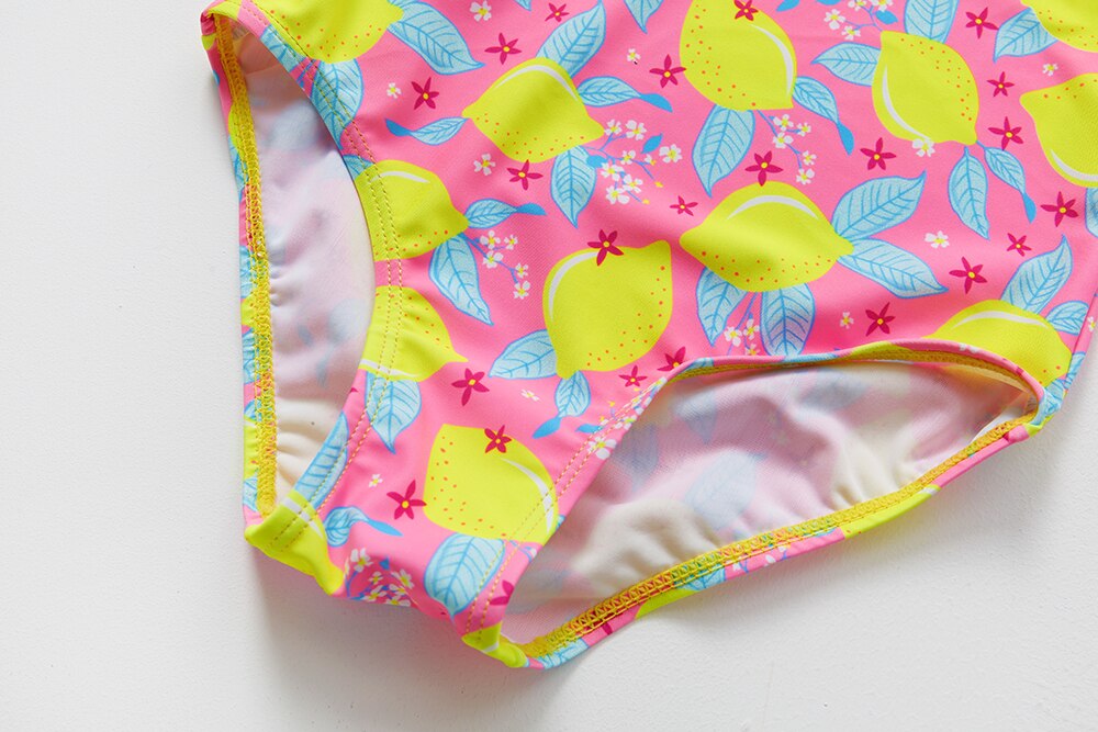 1~9Y Toddler Baby Girls Swimwear fruit print Girls Swimsuit one piece Children Swimwear Girls Swimming outfit Beach wear