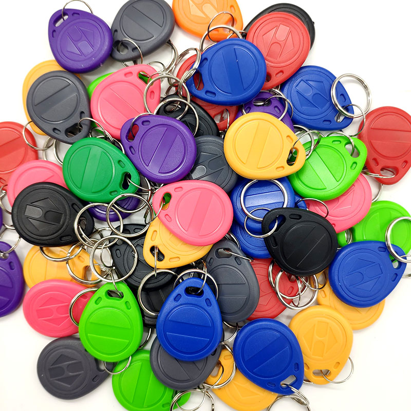 50 Uds T5577 regrabable 125KHz RFID llavero EM4305 copia grabable reescritura etiqueta RFID duplicada ficha de proximidad Keyfobs puede copiar tarjeta