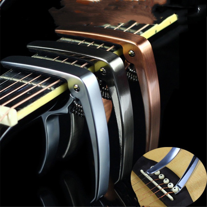 Guitar Clip Plastic Guitar Clip Capo for 6 String Acoustic Classic Electric Guitar Tuning Clamp Musical Instrument Accessories