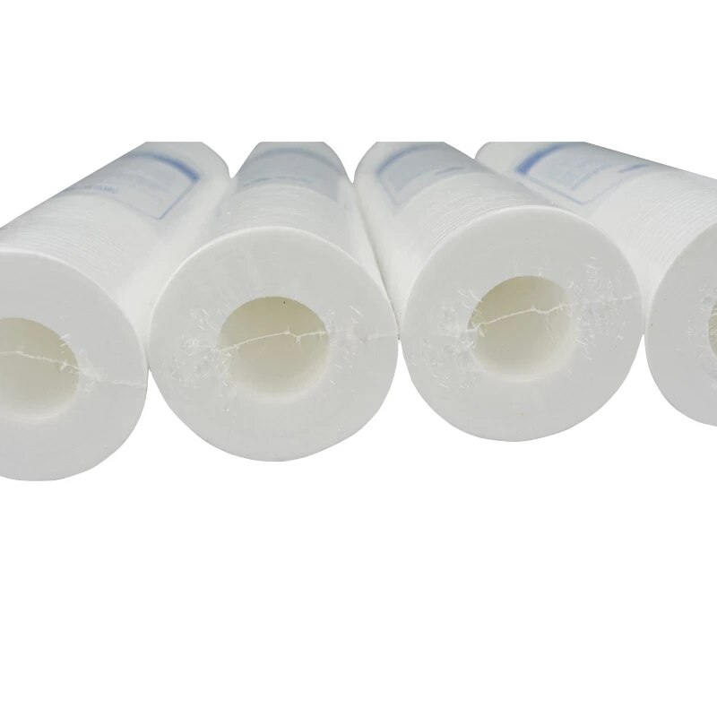 4pcs Pp Cotton Filter Water Filter Water Purifier 10 Inch 1 Micron Sediment Water Filter Cartridge System Reverse Osmosis