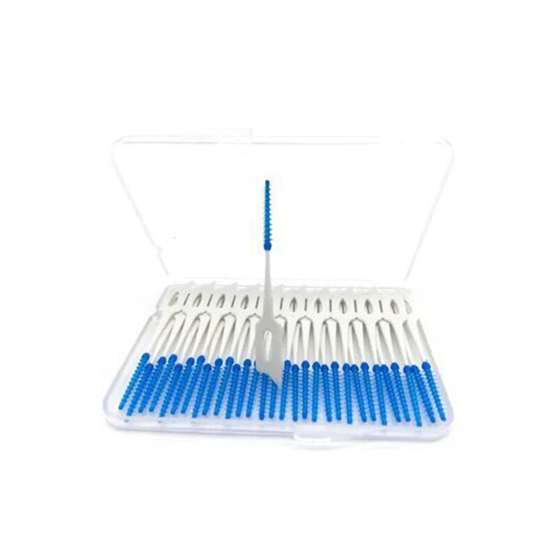 Useful 40pcs Interdental Floss Brushes Dental Teeth Oral Care Clean Cleaning Tool