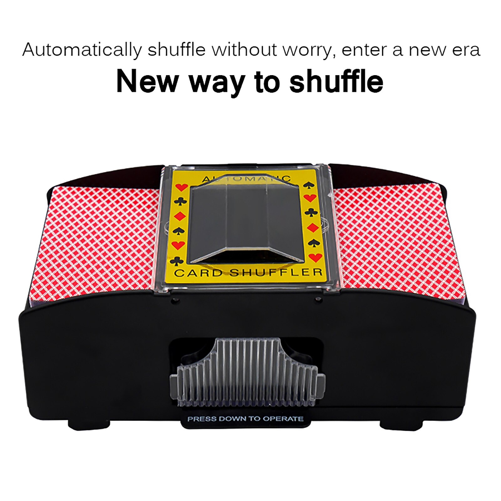 Shuffler-máquina de barajado de cartas de póker automática, herramienta de juego de cartas con batería para póker de Casino