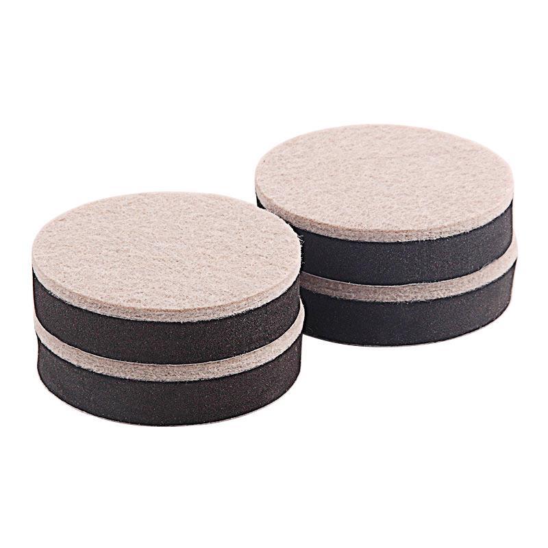 Coussinets de pieds épais en feutre pour meubles, tapis de pieds pour Table et chaise, meubles lourds, antidérapants, protection de sol en bois, 4/8/16 pièces: En bois