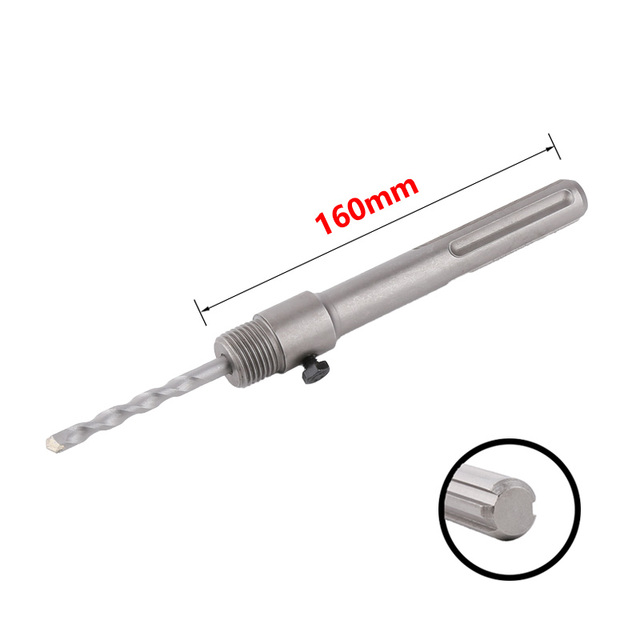 SDS MAX Concrete Wall Hole Saw Drill Bit Set Electric Hollow Core Drill Bit Cement Stone Brick Wall Air Conditioner Hole Opener: MULTI