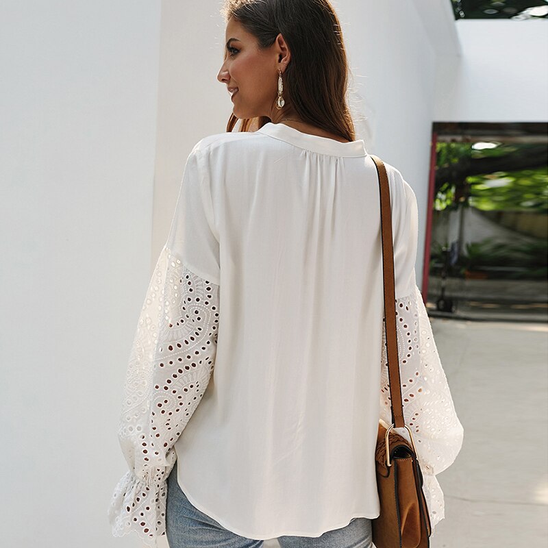 Blusa de otoño para mujer, blusa suelta de gran tamaño, blusa para mujer, Blusas de otoño