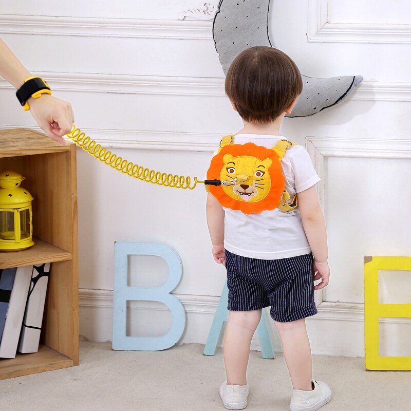 Baby Anti-Verloren Met Rugzak Pu Staal Elastische Kinderen Trekkabel Kind Anti-Verloren Riem Kindje Touw Kinderen peuter Met Een