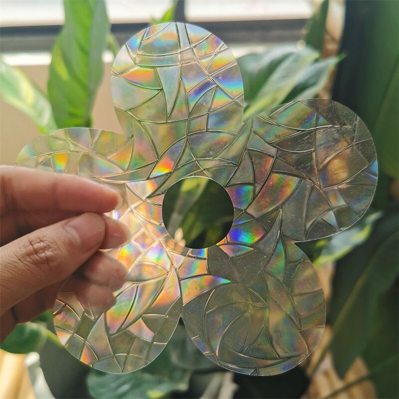 Attrape-soleil arc-en-ciel 3D Non toxique, autocollant de miroir de fenêtre, décoration de chambre à coucher de bureau