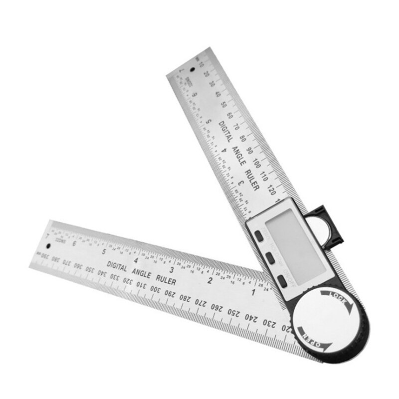 Protractor, Digital Protractor with Screen HOLD and 180 ° Rotatable Function, Bevel Ruler for Woodwork