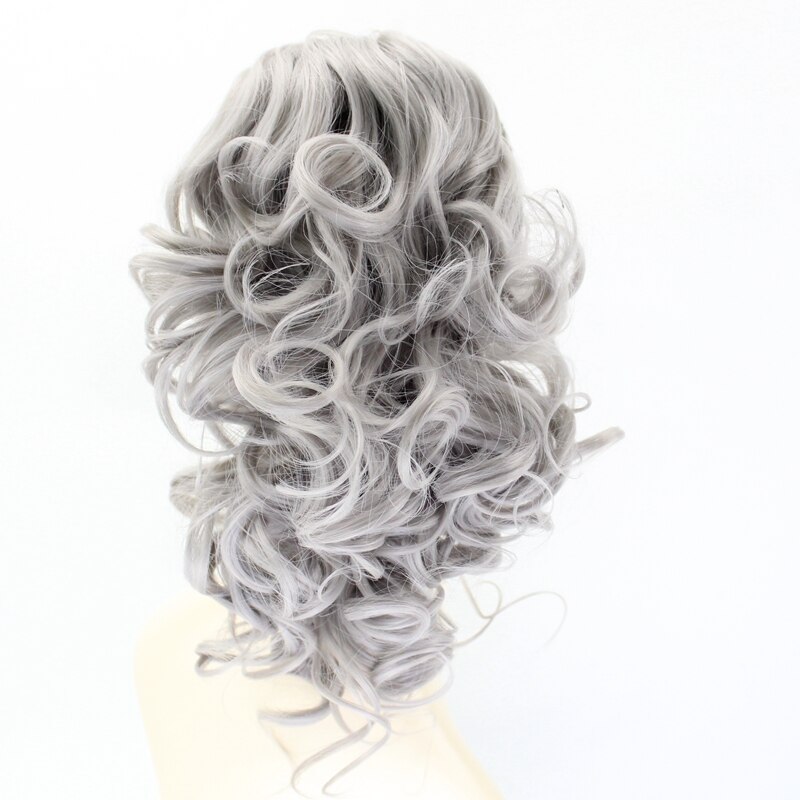 JOY&BEAUTY 12inch Curly High Temperature Fiber Synthetic Hair Pony Tail Hairpiece Clip In Hair Extensions Claw Ponytail 6 color