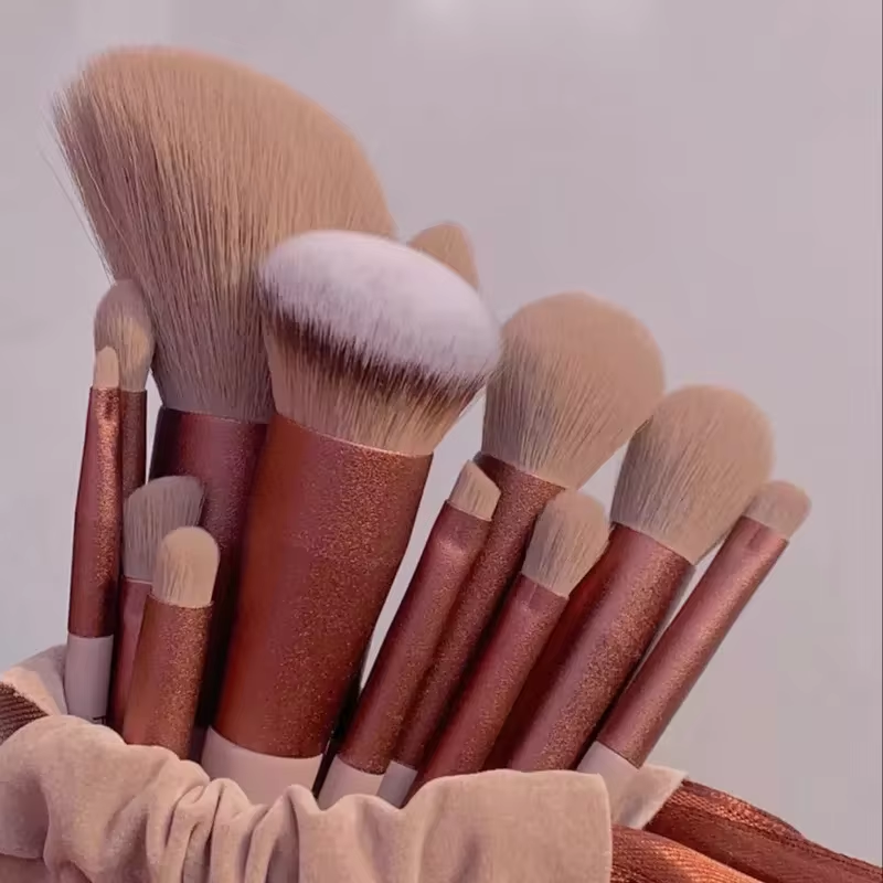 13-teiliges buntes Make-up-Pinsel-Set für Lidschatten, Foundation, komplette Make-up-Pinsel, Lidschatten, Rouge, Schönheit, weichmachende Make-up-Tools