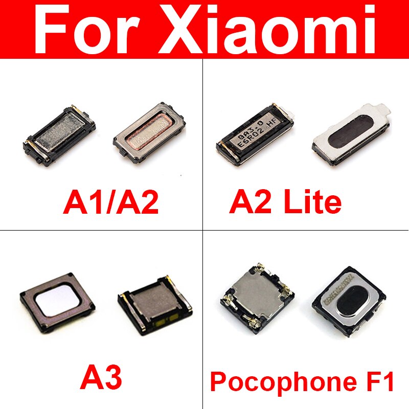 Oortelefoon Speaker Voor Xiaomi Mi A1 A2 Pocophone F1 A3 Lite Oor Speaker Sound Oortelefoon Oor Stuk Flex Kabel Vervanging onderdelen