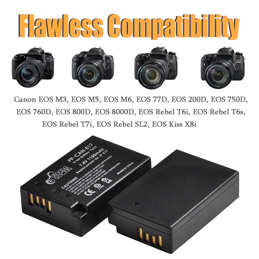 4 Uds LPE17 LP E17 LP-E17 batería LED cargador Dual USB para Canon EOS 200D M3 M5 M6 750D 760D T6i T6s 800D 8000D beso X8i Cámara