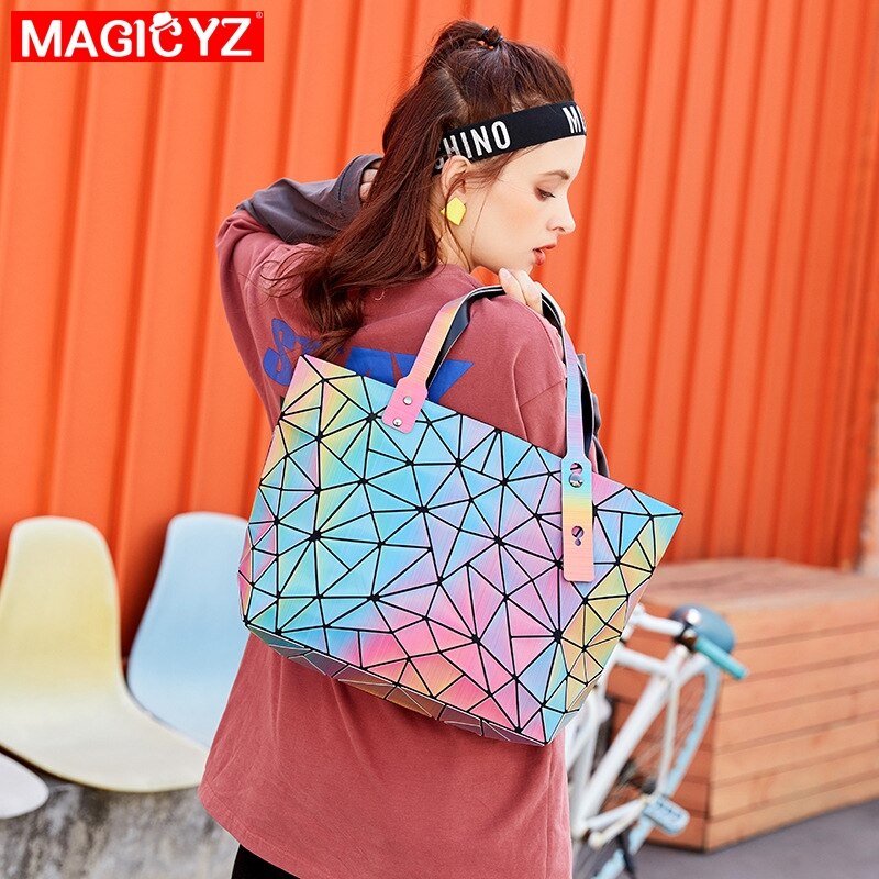 MAGICYZ frauen Schulter Tasche Weibliche beiläufige handtasche für Den Täglichen geometrische Totes Damen Handtasche bolsa feminina