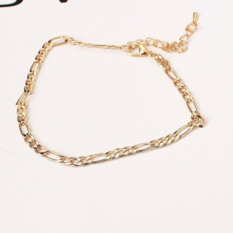 Simple Gold Chain Ankle Bracelet For Women Anklet Bracelets On The Leg For Anklets Foot Chain Bracelets Jewelry