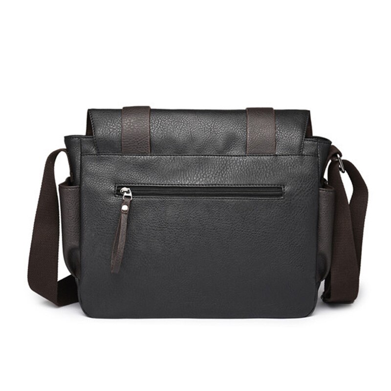 Casual mannen Schoudertas PU Leer Man Messenger Tassen voor Mannen Laptop Tas Crossbody Tas Reizen Business aktetassen