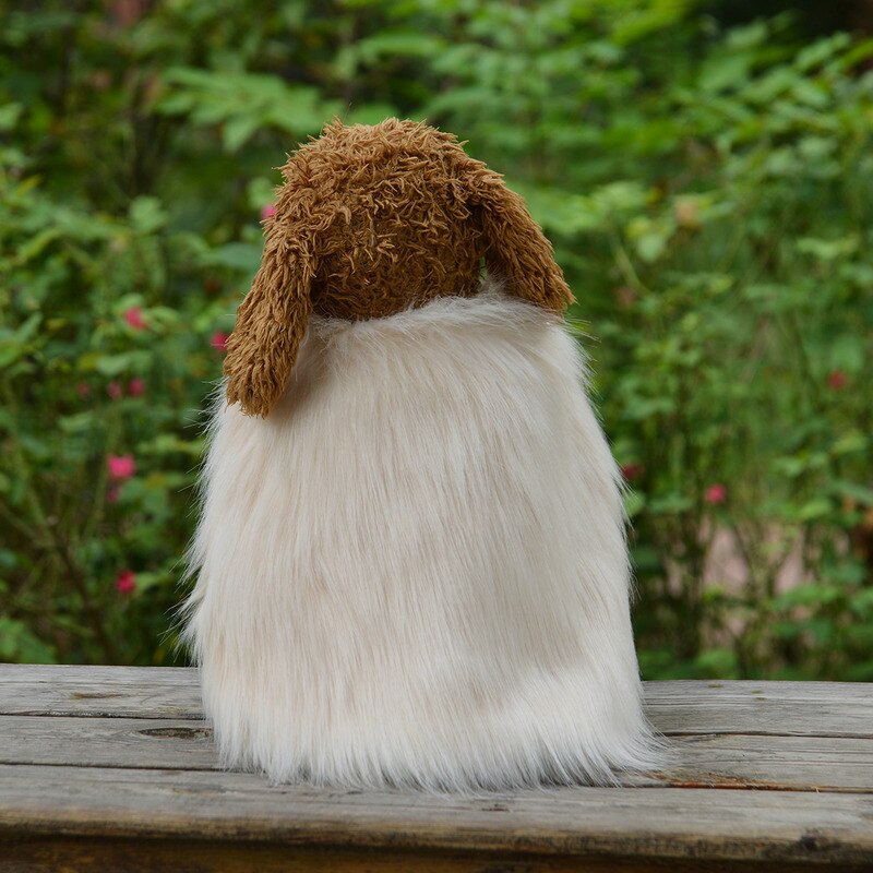 Manteau en fourrure à franges pour chien, vêtement pour animaux de compagnie,: Beige / 16-XL