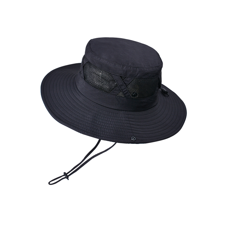 Xinbaoguan 100 % Nylon Frühling/Sommer groß Traufe Atmungsaktiver Sonnenschutz Fischerhut Herren Sonnenschutz Sonnenhut Angelhut
