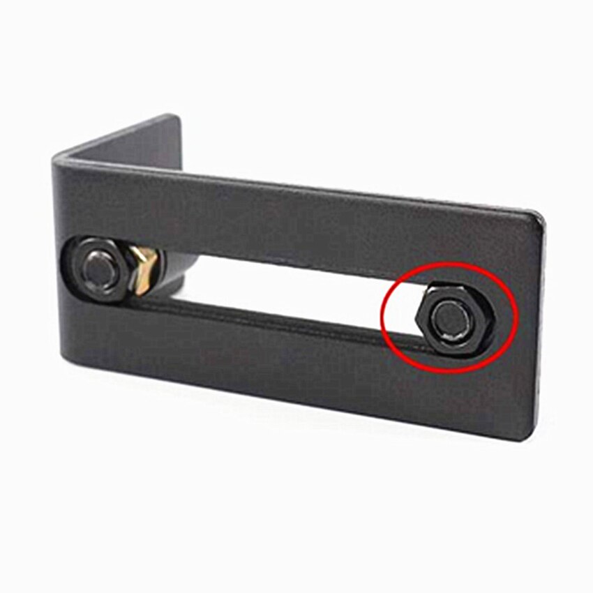 Door Floor Guide - Wall Mounted Bottom Guide with 8 Different Setups for All Sliding Doors, Adjustable, Flush Stay Roller Track