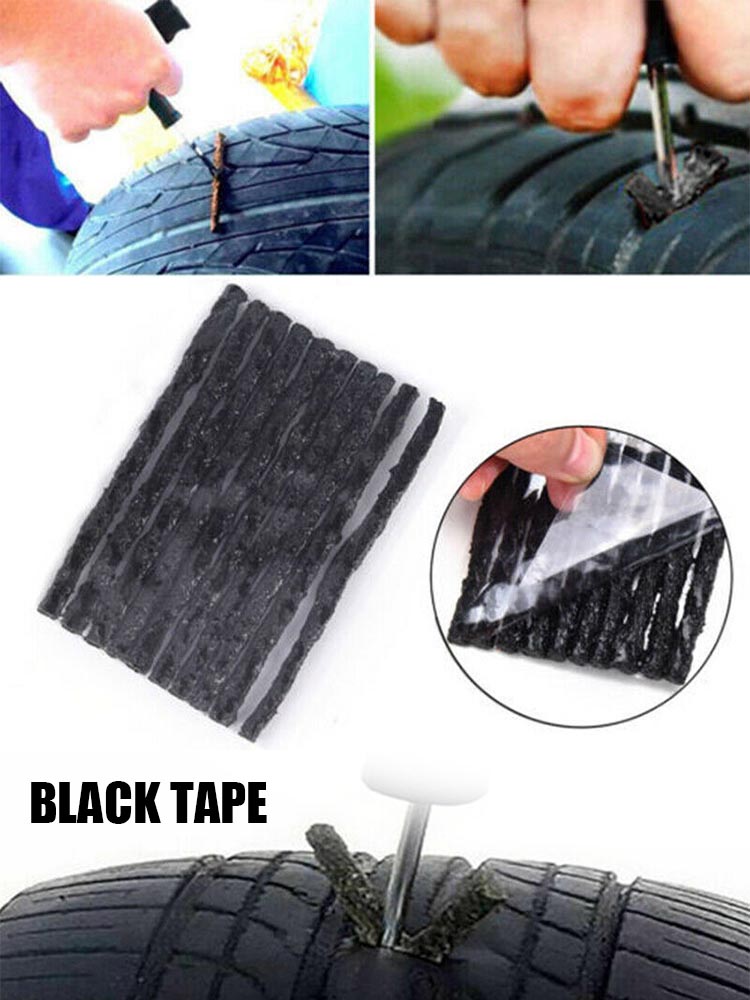 verkoop Rubber 50x Auto Fietsband Tubeless Afdichting Strip Plug Band Bandenreparatieset Set