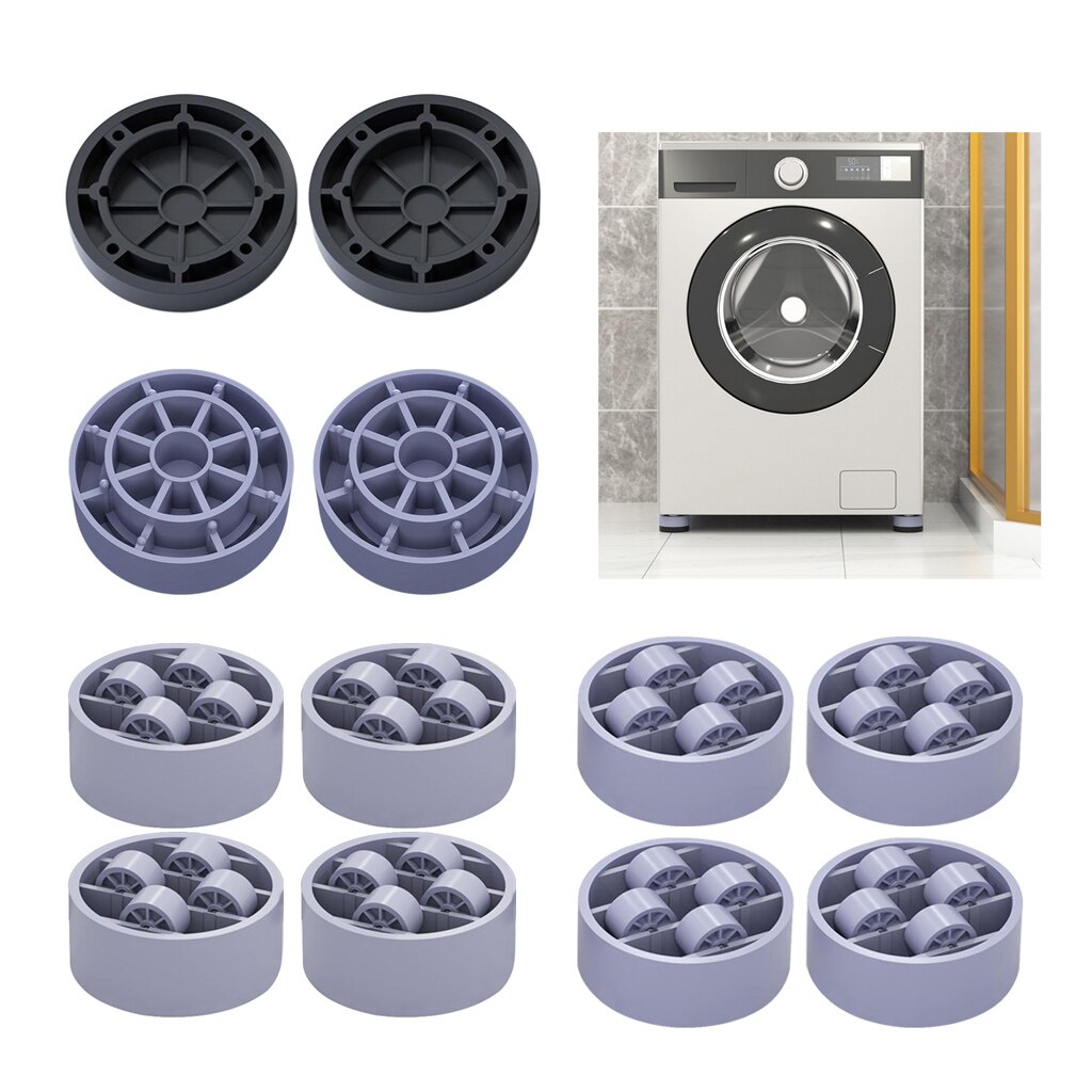 2/4XUniversal Washing Machine Anti Vibration Pad Rubber Vibration Damper Mat