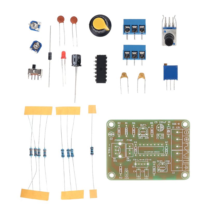 1 sæt elektronisk diy gør signalgenerator elektroniske kredsløb dele elektroniske diy gør kits
