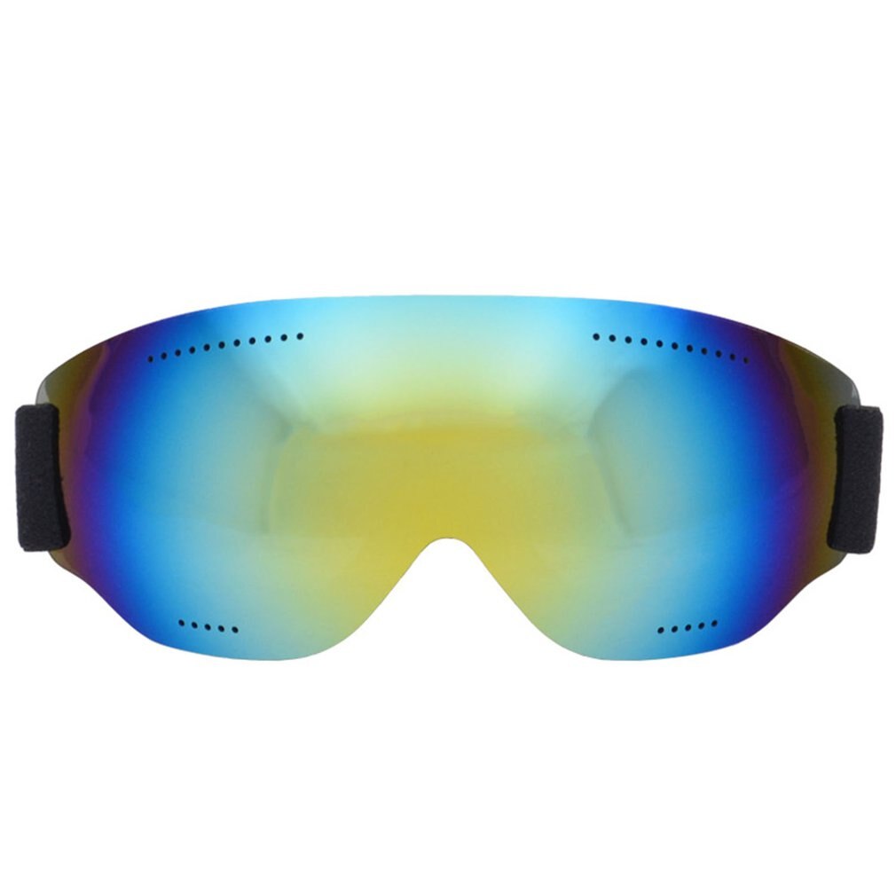 Universal Single Layer Ski Goggles Big Spherical Snow Goggles Mountaineering Windproof Glasses For Adults And Children: 2