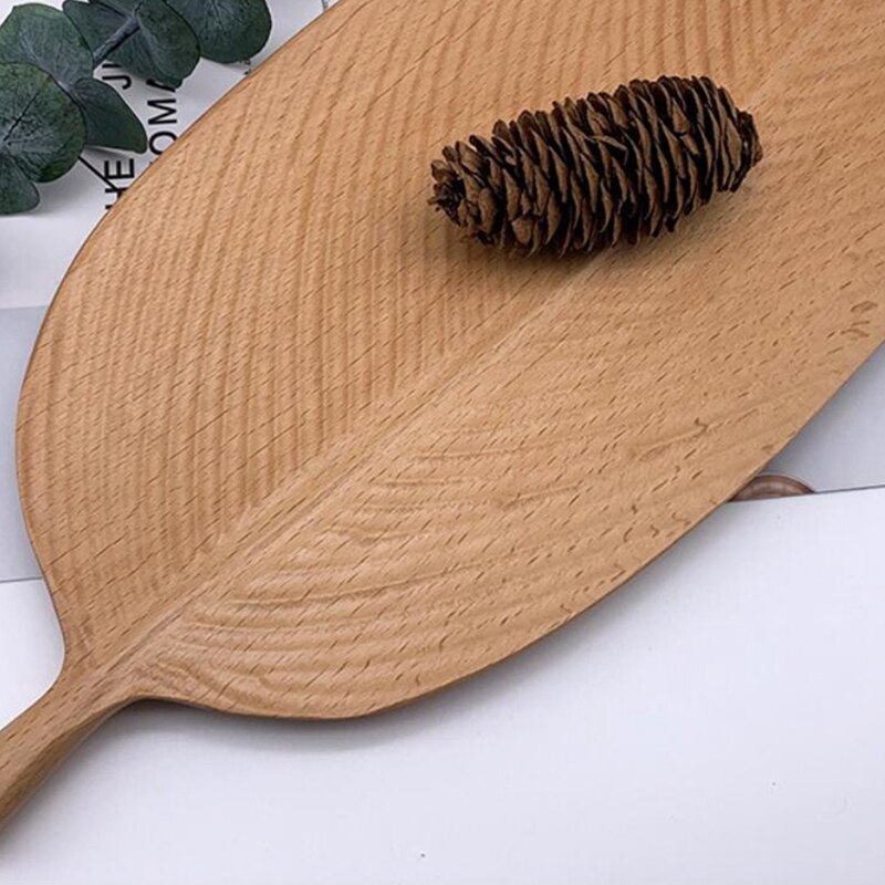 Käsintehty lehtipuutarjotin lehtityyppinen puulevy