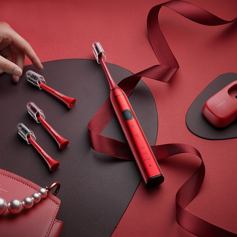 SOUNESS SNK01 Sonic Electric Toothbrush 3D Smart Touch Ultrasonic Automatic Tooth Brush Adult IPX7 Waterproof Electric Brush Set