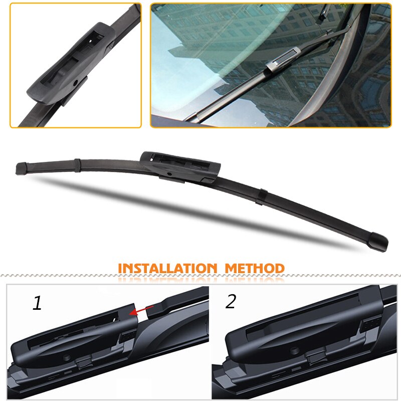 KOSOO-escobillas limpiaparabrisas de coche, brazos de bayoneta para limpiar el parabrisas, para Citroen c-elysee 24 "+ 16"