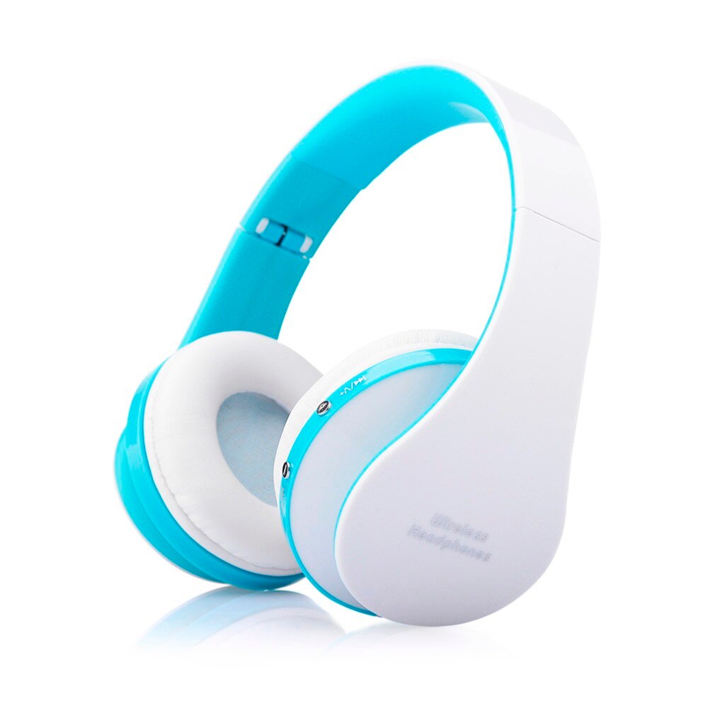 Bluetooth earhones trådløse stereohovedtelefoner bluetooth 4.1 headset over øret hovedtelefoner til iphone android fone ouvido: Blå