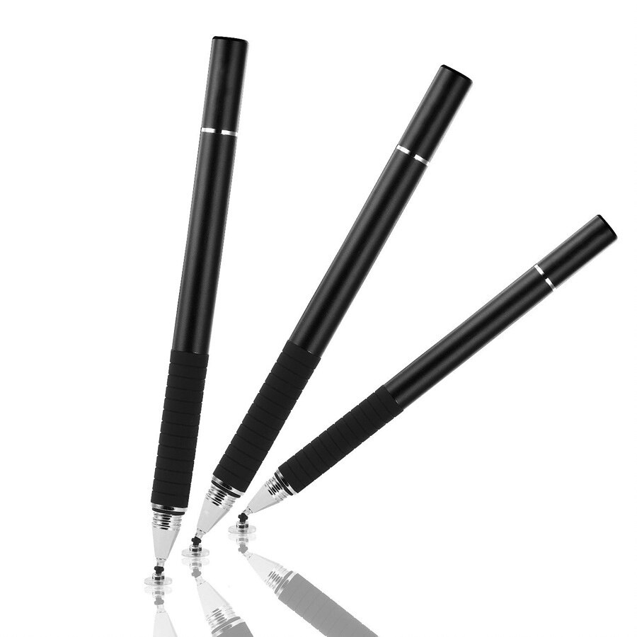 Pinzheng Universele Touch Pen Voor Stylus Android Ios Xiaomi Samsung Tablet Pen Touch Screen Tekening Pen Voor Stylus Ipad Iphone: Black 2In 1