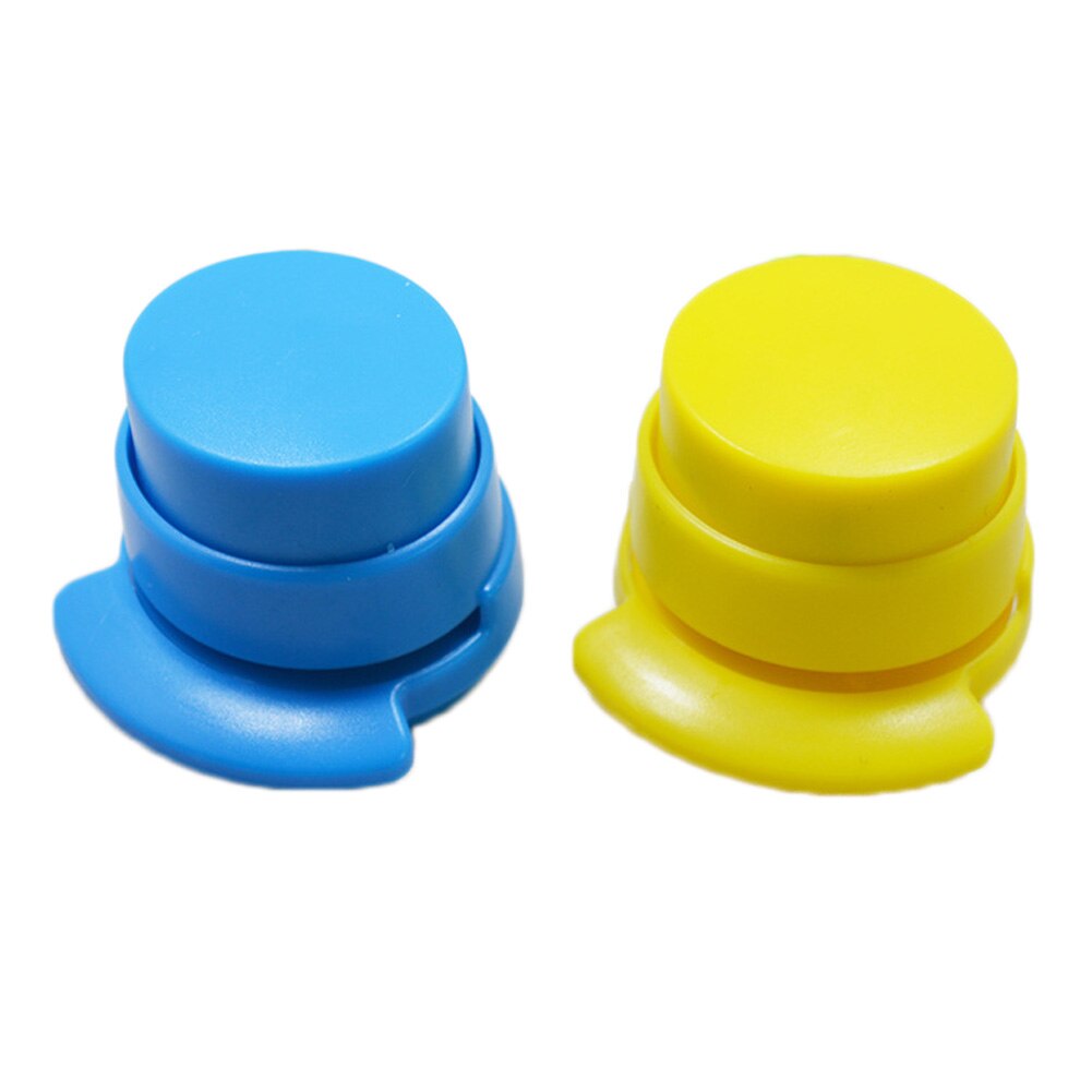 Office Staple Stapleless Stapler Paper Binding Binder Paperclip Random Color School Office Stationery