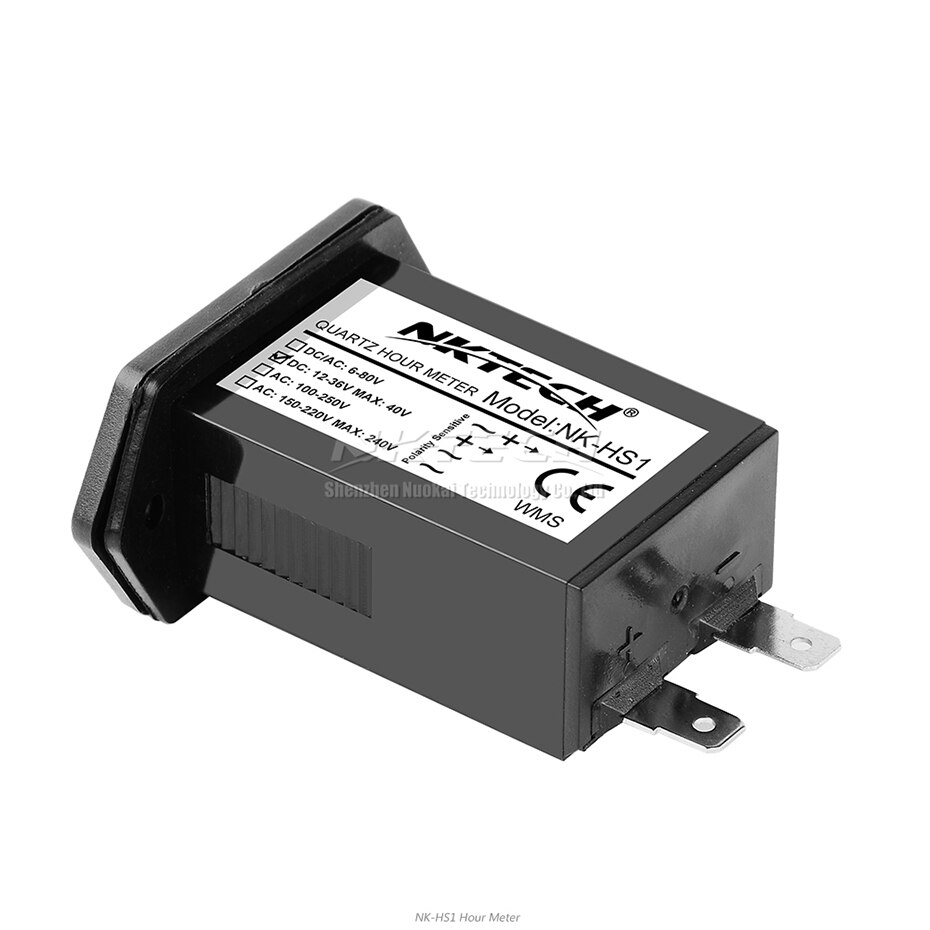 NKTECH de cuarzo hora metros NK-HS0 NK-HS1 contador medidor para barcos generador coche camión motocicleta Marine Motor de moto de nieve de césped
