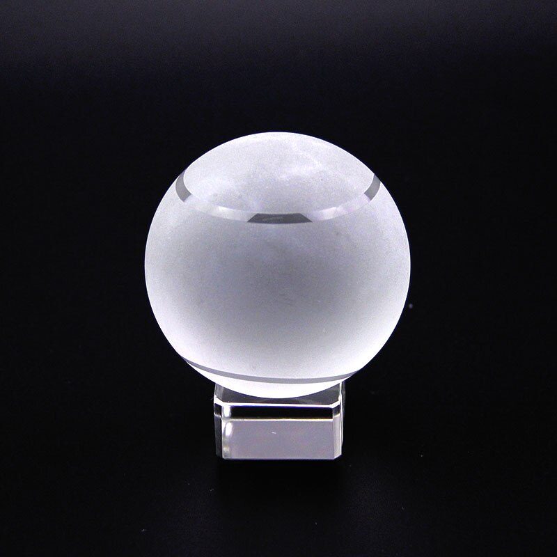 Kryształowa kula sportowa pamiątka sportowa szklana kula ze stojakiem dekoracje do domowego biura Ornament uziemienie Globe Paperweight figurka
