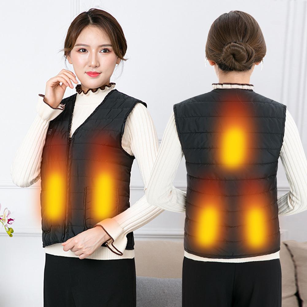 Verwarming Elektrische Vest Usb Opladen Verwarmd Vest Koude-Proof Wasbare Kleding