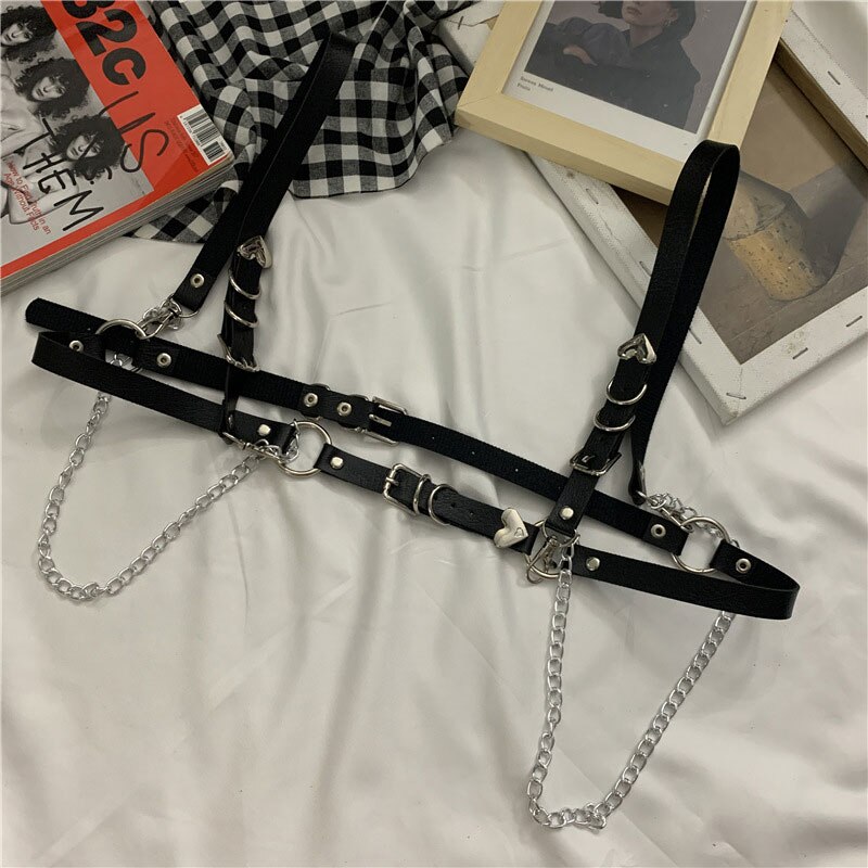 Punk Rock Detachable Chain Belt Multi-purpose Waist Chain Belt for Women PR