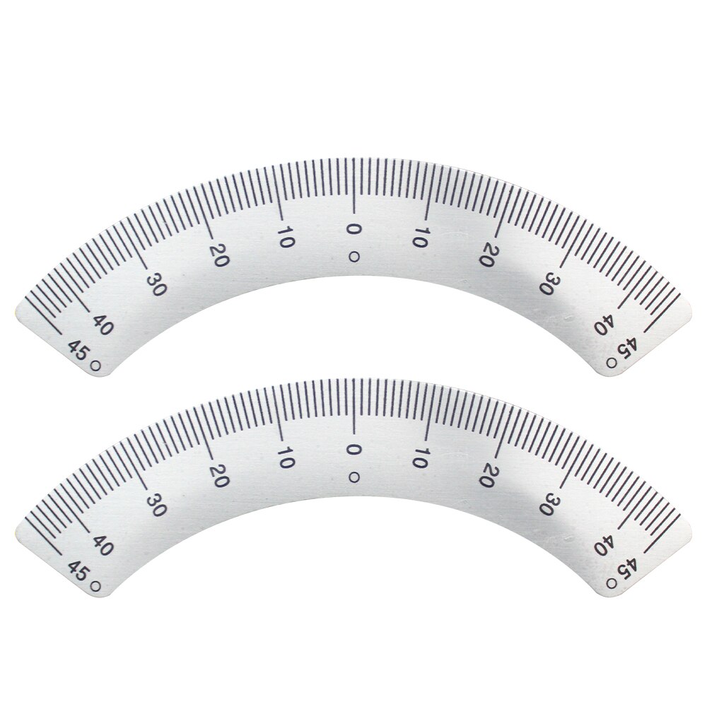 Protractor Milling Machine Part Angle Plate Scale Ruler 45 Degree Angle Arc Measuring Gauging Tool