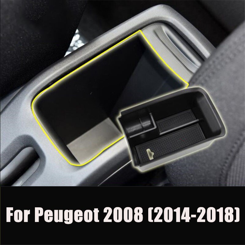 Accoudoir Central de voiture modifié, boîte de rangement, plateau, boîte à gants, palette pour Peugeot 308 408 3008 4008 5008 DS7