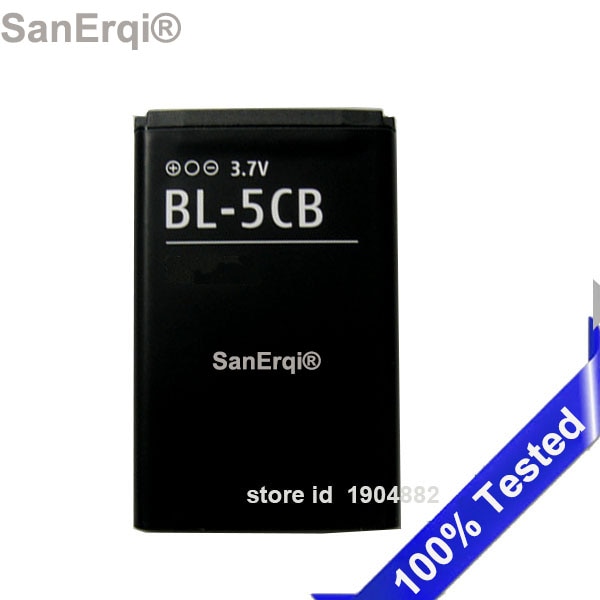 BL-5CB Voor nokia 1616 1800 Batterij BL 5CB mobiele telefoon SanErqi