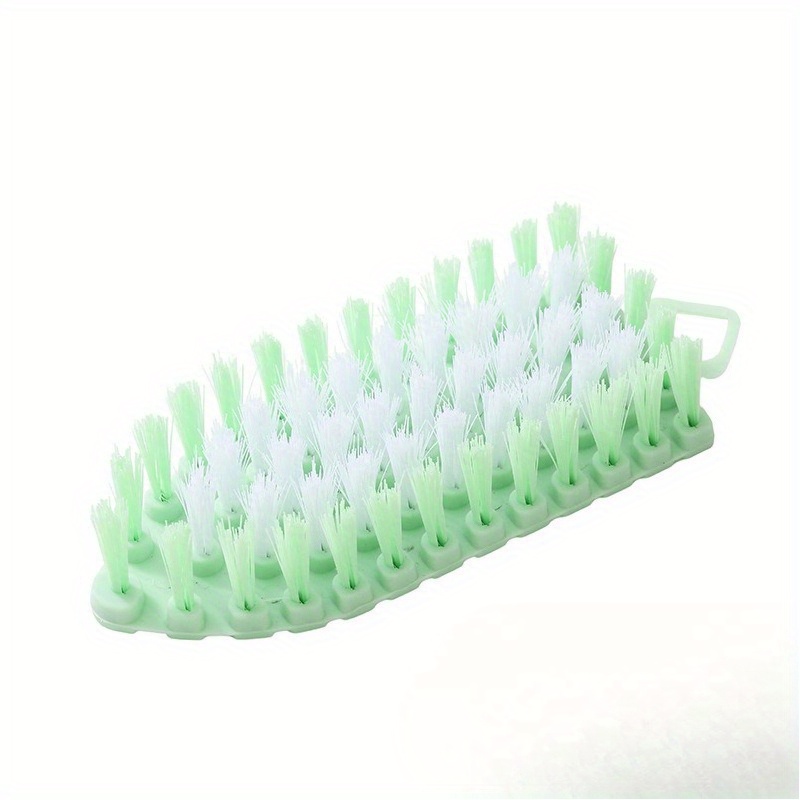 Flexible & Bendable Cleaning Brush with Soft Bristles - Portable Multi-Surface Brush for Kitchen Stove, Bathroom Tiles, Bathtub: green