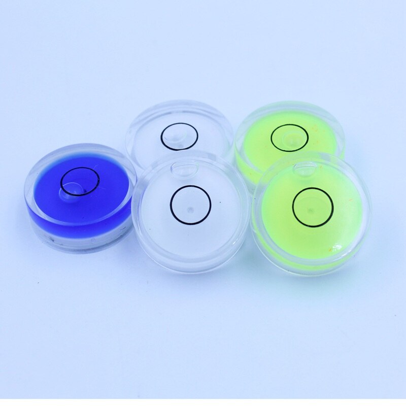 Circular Bubble Level Round Plastic Spirit Level Horizontal Measuring Instruments Parts 25*10mm