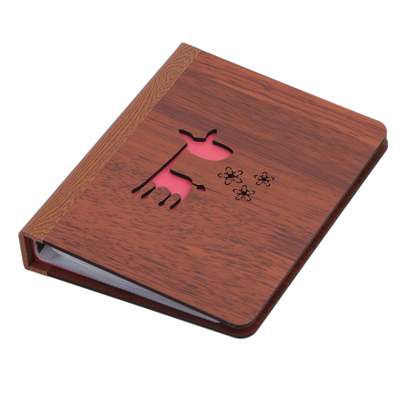 6 Inch Wood DIY Interstitial Album Black Sheet Handmade Love Theme Kids Scrapbook Cute Photo Album Wedding Anniversary: 10