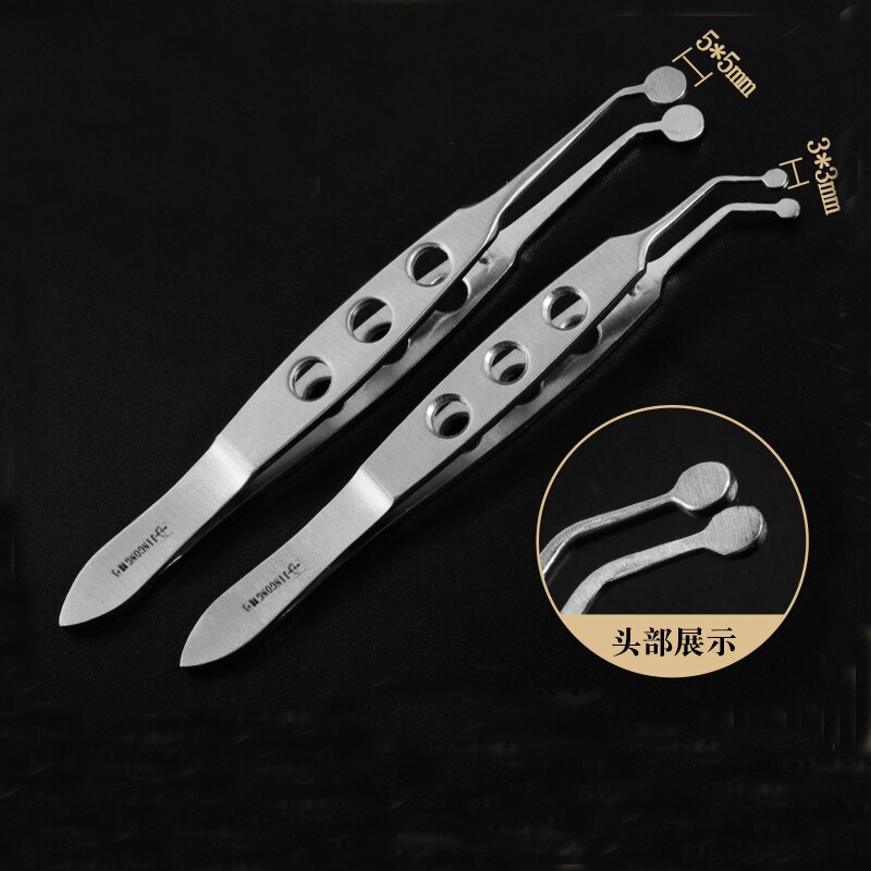 Pinza per pressacavo Meibomian spremere e girare la clip per palpebre strumenti oftalmologici blocco delle palpebre pinza per massaggio