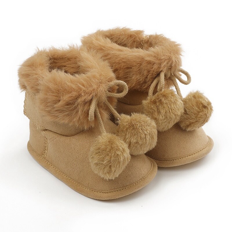 Baby Jungen Mädchen Baumwolle Stiefel lässig Erste Wanderer Schuhe Nette nicht-Unterhose Weiche Sohle Schuhe Kleinkind Toodler Schuhe: C / M