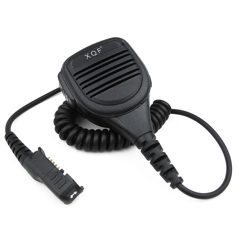 XQF micrófono de hombro resistente para Motorola Radio Tetra MTP3550 MTP3500 MTP3250 MTP3200 MTP3100 Walkie Talkie