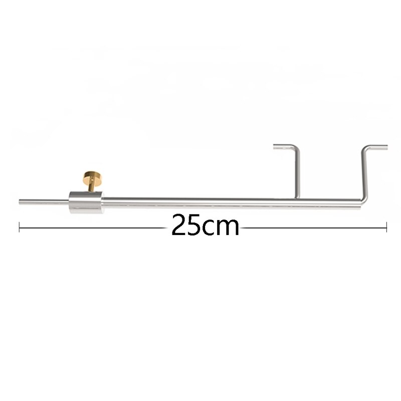 Cello Sound Post Gauge Diy Cello Tool Luthier Repair Install Tools Chrome-Plated Cello Gague Silver