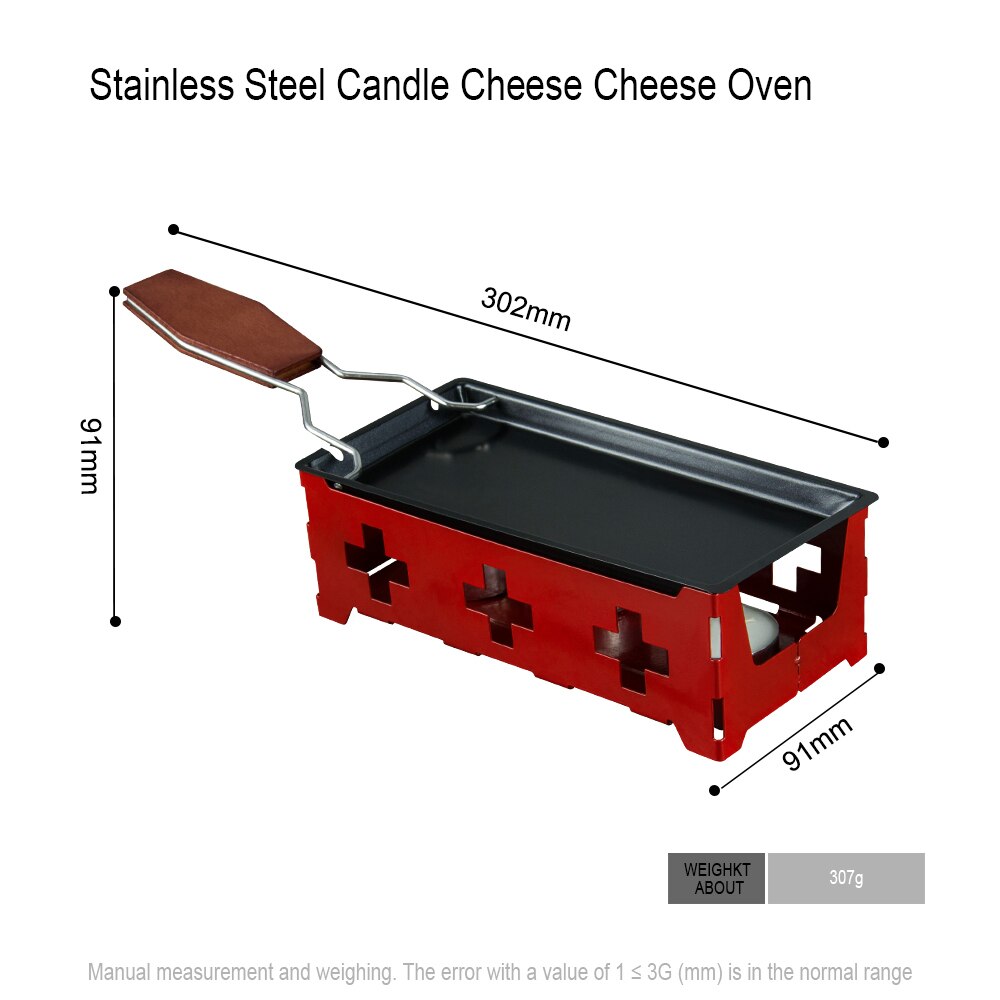 Grill ost raclette sett non-stick griller mini bbq ostebrett bakt ost stekeovn jern sveitsisk ost smelteform brett grill ost