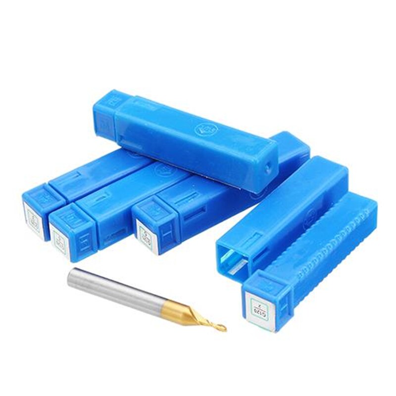 EsportsMJJ 5-delige HSS-eindfrees Set – 2-snijder, 6mm Schacht – 2, 3, 4, 5 En 6mm – Voor CNC, Graveren, Snijden En Freeswerk